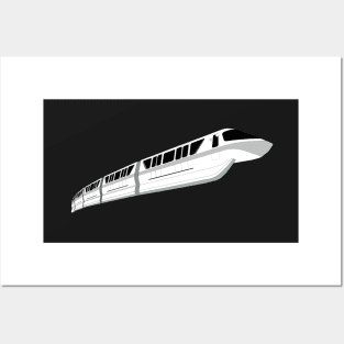Silver Monorail Posters and Art